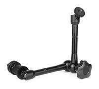 Cpolebev Magic Arm 11 inch Articulating Arm Magic Friction with Hot Shoe Mount & 1/4 inch Tripod Screw for DSLR Camera Monitor LED LCD Lights DV Monitor Flash Lights Microphone