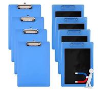 Cpolebev Magnetic Clipboards Clip with Low Profile Letter Size Clipboards 9x12.5Inch Standard Clip for Refrigerator Office Home