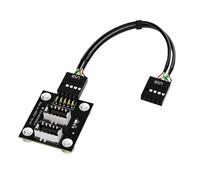 Cpolebev Mainboard Extension Adapter Hard Drive Adapter Dual USB 3.1 Front Panel Socket Key-A Type-E to USB 2.0 9Pin Mainboard Header