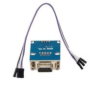 Cpolebev MAX3232 RS232 Serial Port To TTL Converter Module DB9 Connector W/ 4 Jump Cables