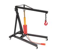 Cpolebev Metal Electric Crane Engine Maintenance Bracket Engine Stand Jack for 1/10 RC Crawler Car TRX4 Axial SCX10,Black