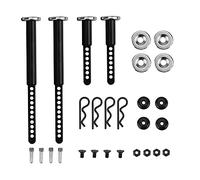 Cpolebev Metal Front and Rear Extended Body Post Mounts Shell Column with Magnet for 1/10 RC Crawler Car Axial SCX10 II 90046