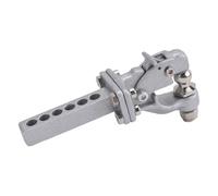 Cpolebev Metal Hitch Trailer Hook For 1:10 Scx10 90046 90047 Trx4 Rc Crawler Car(Silver)