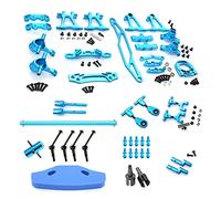 Cpolebev Metal Modification Accessory Kit Suspension Arms Steering Knuckle Set for TT02 TT-02 1/10 RC Car Upgrade Parts,1