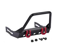 Cpolebev Metal RC Rock Crawler Car Front Bumper for 1/10 RC Crawler Axial SCX10 TRX4 D90 CC01 Upgrade Parts,B