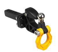 Cpolebev Metal Rear Bumper Tow Trailer Hook Drop Hitch Receiver for 1/8 1/10 RC Crawler Car Axial SCX10 TRX4 D90 Upgrade Parts B