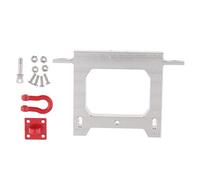 Cpolebev Metal Rear Bumper with Trailer Tow Hook for C14 C24 B16 B36 B14 B24 FY004 RC Truck Car Upgrade Parts Accessories