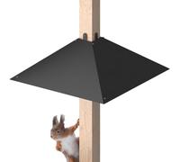 Cpolebev Metal Squirrel Baffle for Post, Squirrel Proof Baffles for Bird Feeder Poles, Outdoor Squirrel Guard for Wooden Pole