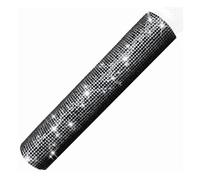 Cpolebev Mic Handle Cover Mic Handle Sleeve Sparkly Bling Rhinestones Mic Handle Sleeve for &TV Show,for Most Wireless Microphones Black