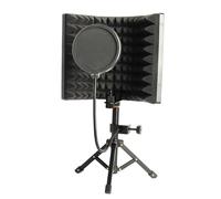Cpolebev Microphone Isolation Screen Mic Sound Absorbing Screens Adjustable for Broadcasting Podcasts Recording Singing Studio