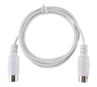 Cpolebev MIDI Extension Cable to Male 5 Pin 1.5/4.95FT High Quality 5 Pin Male to 5 Pin Male MIDI Extension Cable