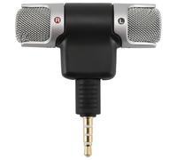 Cpolebev Mini 3.5mm Jack Microphone Portable Stereo Microphone for Phone Recording Microphone for Smartphone