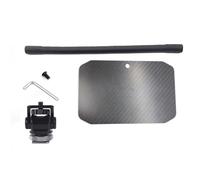 Cpolebev Mini Carbon Fiber Light Block Shading Hood Plate Outdoor Camera Accessories for Outdoor (A)