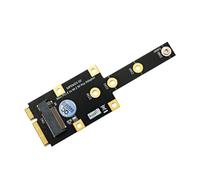 Cpolebev Mini PCI-E to M.2 M Key Adapter Mini PCIExpress to NVME SSD Converter Riser Board Expansion Card for 2242 2280