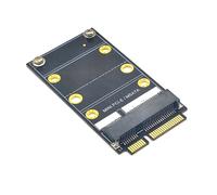 Cpolebev Mini PCIE/MSATA Adapter Solid State Drive Converter Expansion Card Test Board for MSATA SSD Mini PCI Express Wifi Card