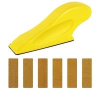 Cpolebev Mini Sander Kit, Micro-Sanding Tools for Small Projects, Small Detail Handle Sanding for Tight Narrow Spaces&DIY Crafts