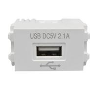 Cpolebev Mobile Phone Charging Panel 220V Socket 5V Transformer 2.1A USB Charging Power Socket Switching Adapter 1 PCS