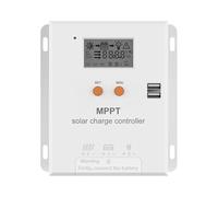 Cpolebev MPPT 20A Solar Charger Controller 12V 24V Battery Regulator with LCD Display for, Gel, Flooded and Lithium
