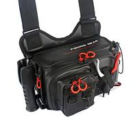 Cpolebev Multifunctional Waterproof Lure Bag Fly Fishing Bag Wooden Shrimp Bait Bag Iron Plate Imitation Bait Bag Fishing Bag