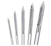 Cpolebev Mushroom Nail Bit Tire Mushroom Diced Drill Tire Repair Cutters Wire Cutter Reamer Drill 5 Pack