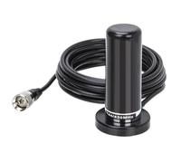 Cpolebev -N2RS Mini UV Dual Section Car Radio Walkie Talkie PL259 Antenna with 5 Meters RG58 Coaxial Extension Magnetic Base