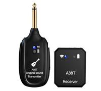Cpolebev New A88T Wireless Guitar System Electric Guitar Pickup Audio Transmitter Receiver for Electric Guitar Bass Violin Guitar