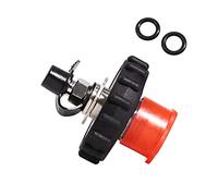 Cpolebev New PCP Scuba Diving Fill Station Copper 300Bar Din Valve with 8MM Quick Disconnect Male Plug,Black