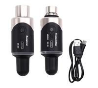 Cpolebev New U801 UHF Wireless XLR Transmitter and Receiver Microphone Converter Wireless Microphone for Live Interview/Studio