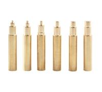 Cpolebev Nut Iron Tip Heat Set Insert Tips Soldering Iron Tips M2 M2.5 M3 M5 M6 Brass Thread Embedded Kit 3D Printer Parts