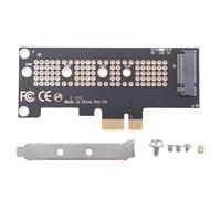 Cpolebev NVMe PCIe M.2 NGFF SSD to PCIe X1 Adapter Card PCIe X1 to M.2 Card Support 2230 2242 2260 2280 Size NVMe M.2 SSD