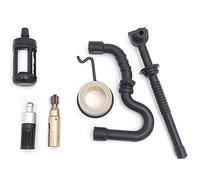 Cpolebev Oil Pump Worm Gear Fuel Oil Filter Line Hose Kit for MS 180 170 MS180 MS170 018 017 Chainsaw Parts 11236407102