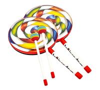 Cpolebev Orff Percussion Instrument Lollipop Drums Lollipop Hand Drum Preschool Education Toys