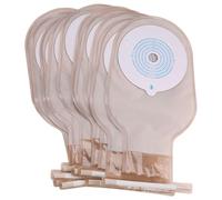 Cpolebev Ostomy Bags Drainable Pouches for Colostomy Ileostomy Stoma Care 20-60mm Economical Drain Valve Colostomy Bags
