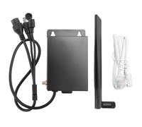 Cpolebev Outdoor 4G LTE WiFi Router Black Plastic with Sim Card Slot Waterproof Wireless CPE RJ45 Port Supply Power for IP Camera