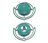 Cpolebev Outdoor Bird Feeder Automatic Hanging Plastic Feed Bowl for Parrot Pigeon Pet Indoor Bottle Mouth Docking Easy Install 2PCS