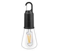 Cpolebev Outdoor LED String Light with Hook 400MAh Type-C USB Bulb 3 Modes Hanging Tent Light -T02