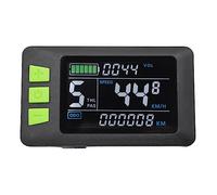 Cpolebev P3C LCD Display Dashboard Colorful Screen 24V 36V 48V 60V Electric Bike Meter for Electric Scooter(5PIN)