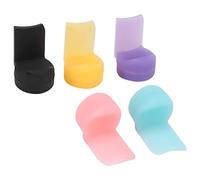 Cpolebev Pack of 5 Soft Silicone Clarinet Oboe Thumb Rest Cushion Thumb Protector for Woodwind Instrument 5 Colors