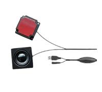 Cpolebev Paste Monitor External Sound Desk Computer Sound Surround Hidden Mini USB Speaker Set DIY Desktop Speakers Kit