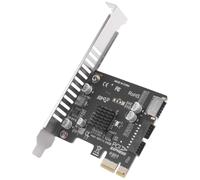 Cpolebev Pci Express Card Pcie to USB3 Type-E Front Type-C 19P Expansion Card Compatible Pci-E X1 X4 X8 X16 Interface