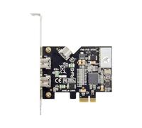 Cpolebev PCI Express PCI-E X1 to 3 Ports 1394B Controller Card Add on Card for FireWire 800 IEEE 1394 B 2+1 Camera Video Capture