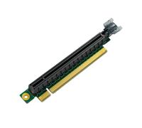 Cpolebev PCIE 16X Riser Card Adapter PCI Express 3.0 PCI-E to PCI-E 16X Slot Converter 90 Degree Connectors for 1U Server Easy Install