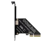 Cpolebev PCIe 4.0 X4 to Oculink SFF8611/8612 Expansion Card to SFF-8639 U.2 SSD for External Graphics Card for Win/Linux