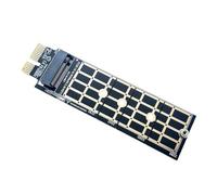 Cpolebev PCIE to M.2 Adapter NVMe SSD M.2 PCIE 3.0 X1 Raiser Card PCI-E M Key Connector Supports 2230 2242 2260 2280 M.2 SSD