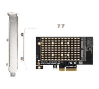 Cpolebev Pcie To M2/M.2 Adapter M.2 Ngff To Desktop Pcie X4 X8 X16 Nvme Sata Dual Ssd Pci Express Adapter Card