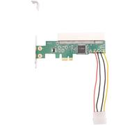 Cpolebev PCIE to PCI Adapter PCI Express X1 to PCI Expansion Card Riser Board ASM1083 Chipset with 4-Pin Power Connector Easy to Use