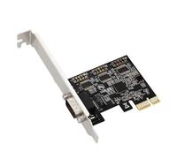 Cpolebev Pcie X1 to RS232 Serial Adapter Card Industrial Control Computer Expansion Card Computer Adapter PCI-E Serial Card Easy Install Easy to Use