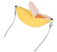 Cpolebev Pet Banana Bed Hamster Bed House Hammock Small Animal Bed House Cage Nest Hamster Accessories
