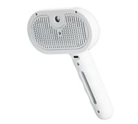 Cpolebev Pet Steam Brush for Dog Pet Steam Brush 4-In-1 Self-Cleaning Steam Pet Brush Steam Cleaner for Pets