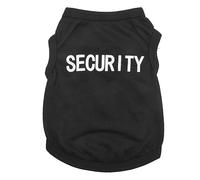 Cpolebev Pet Winter Clothes Puppy Dog Cat Vest T Shirt Coat Dress Sweater Apparel SECURITY, Black S